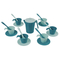 Детские кухни и бытовая техника - Набор посуды Tigres Релакс кофейный 19 элементов голубой (39803)#2