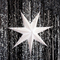 Аксессуары для праздников - Елочная игрушка Novogod'ko Звезда бумажная белая с LED (974218)#2