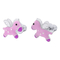 Ювелірні прикраси - Сережки UMa&UMi Magic pets Пегас рожеві (2210000006041)#2
