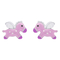 Ювелірні прикраси - Сережки UMa&UMi Magic pets Пегас рожеві (2210000006041)#3
