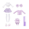 Ляльки - Лялька Rainbow High Junior Вайолет Віллоу (580027)#4