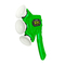 Холодное и метательное оружие - Игрушечный топор ZING Air storm Zax зеленый (ZG508G)#2