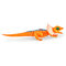 Фигурки животных - Интерактивная игрушка Robo Alive Плащеносная ящерица оранжевая (7149-2)#2