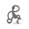 Погремушки, прорезыватели - Прорезыватель Matchistick Monkey Танцующая обезьянка серый (MM-DMT-001)#2