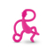 Погремушки, прорезыватели - Прорезыватель Matchistick Monkey Танцующая обезьянка розовый (MM-DMT-003)#2