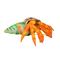 Фигурки животных - Фигурка Lanka Novelties Рак-отшельник оранжевый с мушлей 15 см (21658)#2