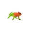 Фігурки тварин - Фігурка Lanka Novelties Хамелеон червоний 40 см (21643)#2