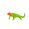 Фигурки животных - Фигурка Lanka Novelties Хамелеон красный 40 см (21643)#4