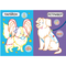 Детские книги - Книга «Первые раскраски с цветным контуром для малышей. Милые собачки. 32 большие наклейки» (9786175472347)#3