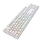 Товары для геймеров - Игровая клавиатура Dark project One KD104A White PBT Gateron Mechanical Yellow (DPO-KD-104A-100100-GYL)#5