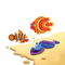 Набори для ліплення - Набір пластиліну Ліпака Океан: риба-клоун, дискус, вугор самостійно твердіє (60028-UA01)#3