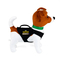 Мягкие животные - Мягкая игрушка Золушка Собака Патрон 30 см (ZL716)#2