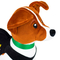 Мягкие животные - Мягкая игрушка Золушка Собака Патрон 30 см (ZL716)#3