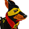 Мягкие животные - Мягкая игрушка WP Merchandise Доберман супергерой Хороший мальчик 24 см (FWPDOGGBOY22BG024)#4