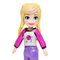 Ляльки - Лялька Polly Pocket Блондинка в фіолетових шортах і рожевій кофтинці (FWY19/HDW45)#3