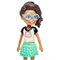 Ляльки - Лялька Polly Pocket Брюнетка в окулярах і салатовій спідниці (FWY19/HDW46)#3