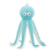 М'які тварини - М'яка іграшка Orange Океан Восьминіг блакитний 47 см (OT5004/47)#2