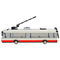 Конструкторы с уникальными деталями - Конструктор IBLOCK Транспорт Троллейбус белый (PL-921-378)#3