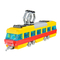 Конструкторы с уникальными деталями - Конструктор IBLOCK Транспорт Трамвай (PL-921-380)#2