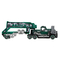 Автомоделі - Вантажівка-трейлер Hot Wheels Steamin Gleamin зелений (BFM60/HFC98)#2