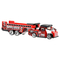 Автомоделі - Вантажівка-трейлер Hot Wheels Haulin class червоний (BFM60/HFC99)#3