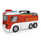 Паркінги і гаражі - Ігровий набір Lunatik Вантажівка трансформер гараж пожежний (LNK-CDF0691)#2