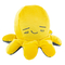 М'які тварини - ​М'яка іграшка KidsQo Восьминіг перевертиш сіро-жовтий 11 см (KD660)#2