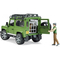 Автомодели - Игровой набор Bruder Land Rover Defender с фигуркой лесника (02587)#4