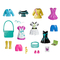 Куклы - Игровой набор Polly Pocket Стильный гардероб модницы кучерявые волосы и собака (HKV88/3)#2
