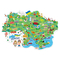 Пазлы - Пазл Dodo Карта Украины (300267)#2