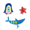 Наборы для творчества - Набор для аппликации Avenir Полярные и морские животные с наклейками (6004150)#4