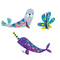 Наборы для творчества - Набор для аппликации Avenir Полярные и морские животные с наклейками (6004150)#5