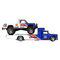 Транспорт и спецтехника - Игровой набор Hot Wheels Car culture 80 Dodge Macho Power Wagon и транспортер Retro Rig (FLF56/HKF38)#2