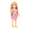 Ляльки - Лялька ​Barbie Челсі та друзі Білявка в фіолетовій сукні з квіточками (DWJ33/HKD89)#2