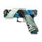 Стрілецька зброя - Іграшковий пістолет Shantou Jinxing Fluorescence біло-синій (RS00-5)#2