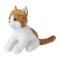 М'які тварини - М'яка іграшка Nicotoy Кошеня, що сидить біло-рудий 28 см (5833052/1)#2