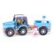 Машинки для малышей - Игровой набор New classic toys Трактор с прицепом и молоком (11942)#2