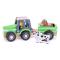 Машинки для малышей - Игровой набор New classic toys Трактор с прицепом Животные (11941)#2