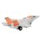 Транспорт і спецтехніка - Літак Автопром сіро-помаранчевий (AP9908AB/1)#2