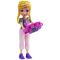 Куклы - Игровой набор Polly Pocket Стильный гардероб модницы блондинка и фиолетовый кот (HKV88/HRD60)#4