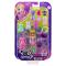 Куклы - Игровой набор Polly Pocket Стильный гардероб модницы блондинка и фиолетовый кот (HKV88/HRD60)#5