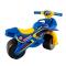 Беговелы - Мотоцикл Doloni Мотобайк Полиция желто-синий (0139/57)#2
