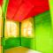 Игровые комплексы, качели, горки - Игровой домик Doloni желто-зеленый (02550/13)#6