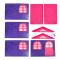Игровые комплексы, качели, горки - Игровой домик Doloni фиолетово-розовый (02550/1)#4