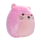 Мягкие животные - Мягкая игрушка Squishmallows Розовая выдра 30 см (SQCR00344)#2