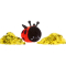 Мягкие животные - Мягкая игрушка Fluffie Stuffiez Small Plush Пчелка/Божья коровка (594475-5)#3