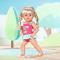 Одежда и аксессуары - Одежда для куклы Baby Born Яркий купальник (833636-2)#4