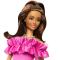 Куклы - Кукла Barbie Fashionistas в розовом миниплатье с рюшами (HRH15)#4