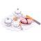Дитячі кухні та побутова техніка - Ігровий набір New Classic Toys Для чаю з тортом білий (10621)#2
