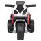 Электромобили - Электромотоцикл Bambi Racer красно-белый (JT5188L-3)#4